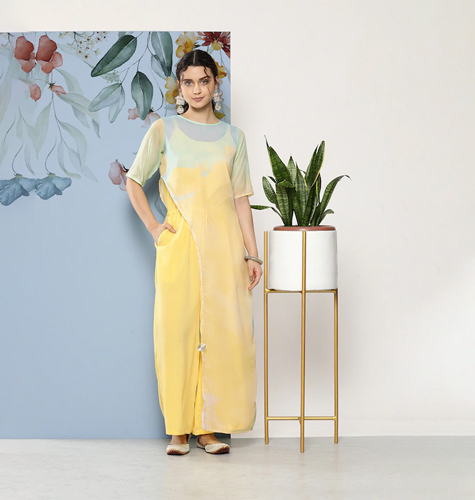 Printed Waist Tie-Ups Basic Jumpsuit